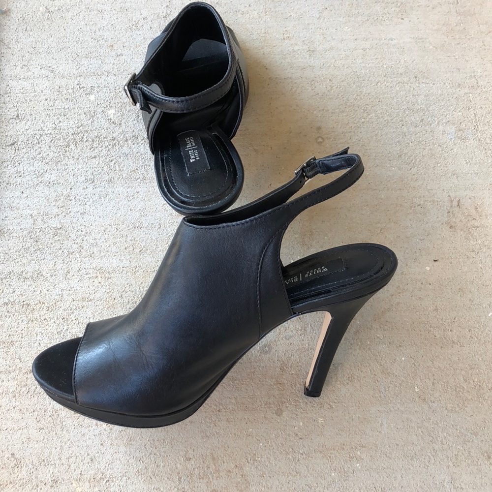 WHBM Peep Toe Sling Back Pump